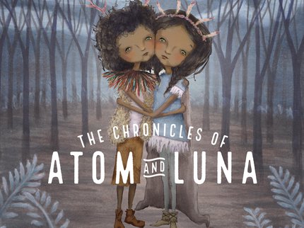 Atom and Luna. Title. SQAURE
