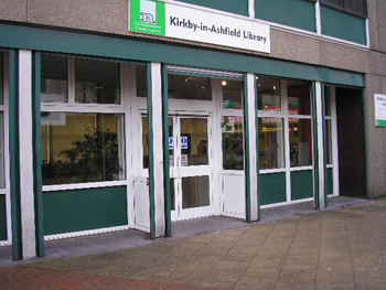 kirkby-in-ashfield library front
