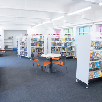 Woodthorpe Library after refurbishment - main library