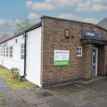 Woodthorpe Library after refurbishment - exterior