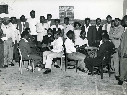 Group of people from the Ajax Domino Club