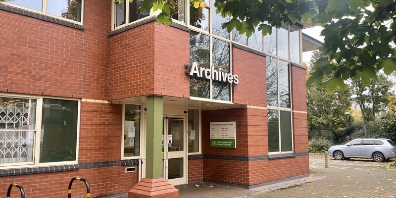 Nottinghamshire Archives exterior