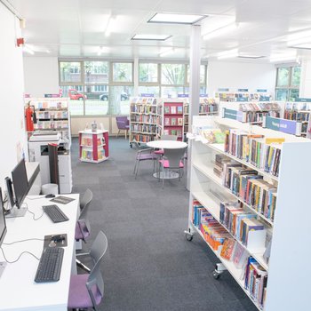 Burton Joyce library, childrens public computers