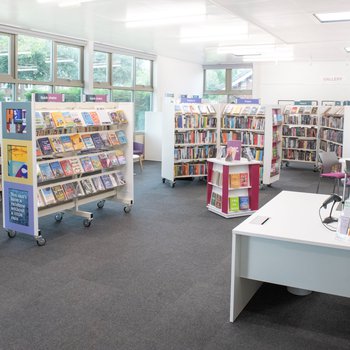 Burton Joyce library, main area