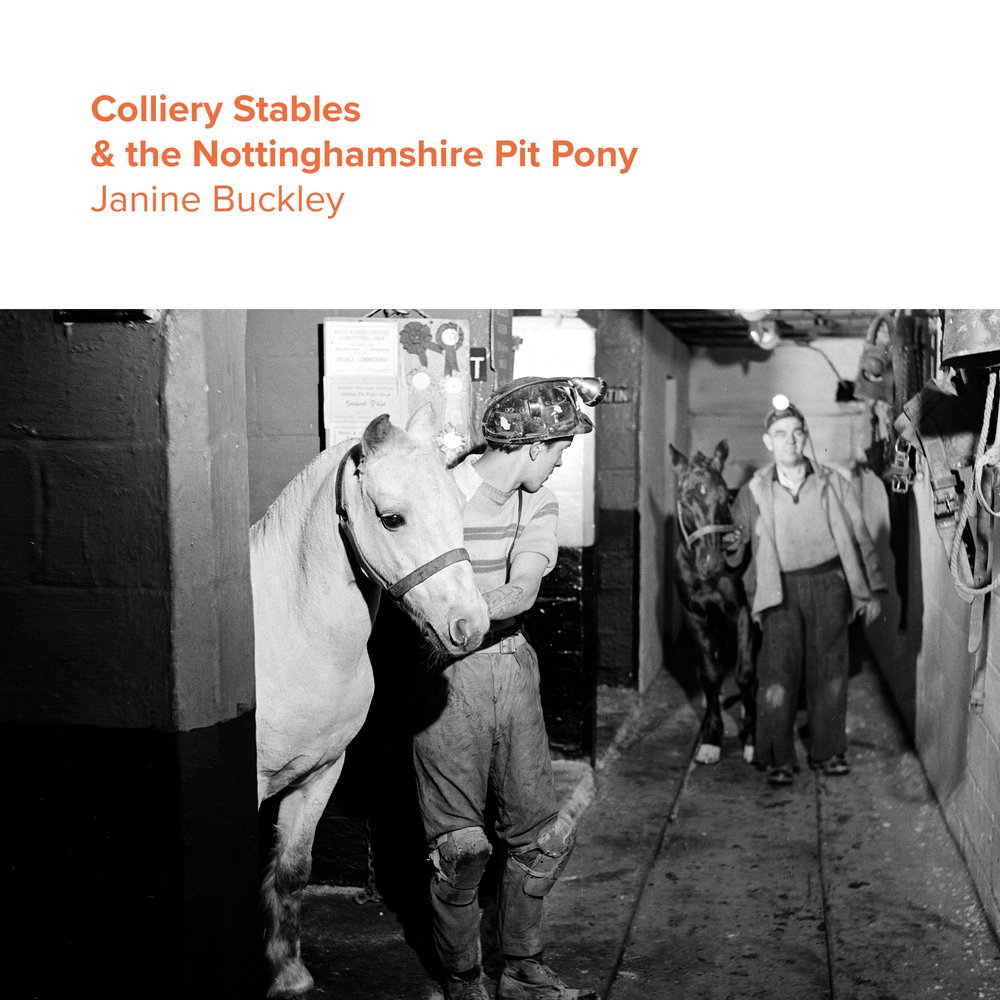 The Book cover for Colliery Stables and the Nottinghamshire Pit Pony by Janine Buckley