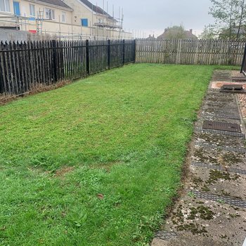 Bilsthorpe before - grass