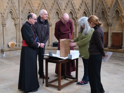 Return of the King James bible at Southwell Minster