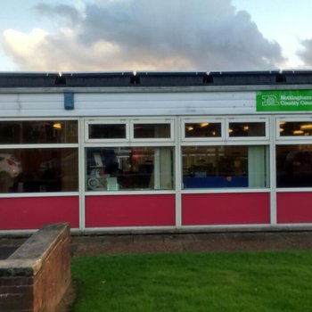 Forest Town Library exterior before refurbishment