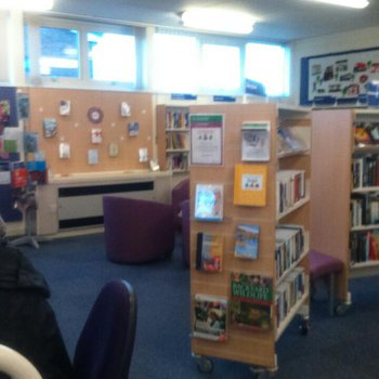 Forest Town Library interior before refurbishment