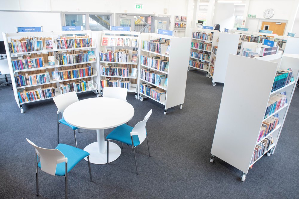 Ollerton Library interior