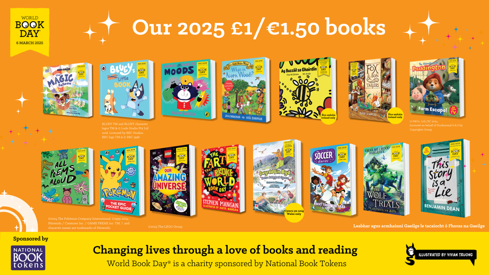 Full line up of the 2025 World Book Day £1 books