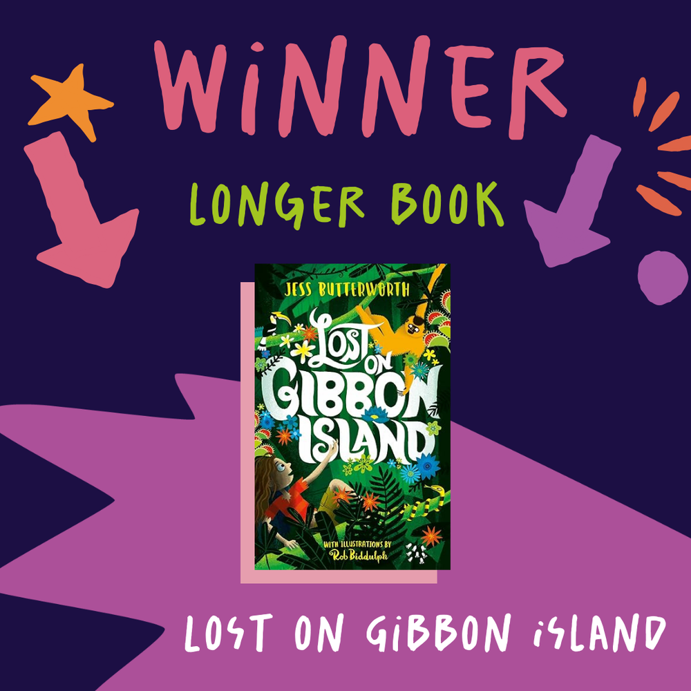 Lost on Gibbon Island graphic with book cover