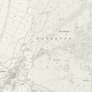 Ollerton Then and Now - Map of Ollerton