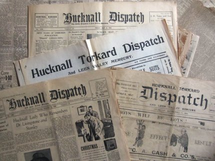 Hucknall newspapers.JPG