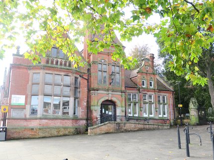 External shot of Hucknall Library