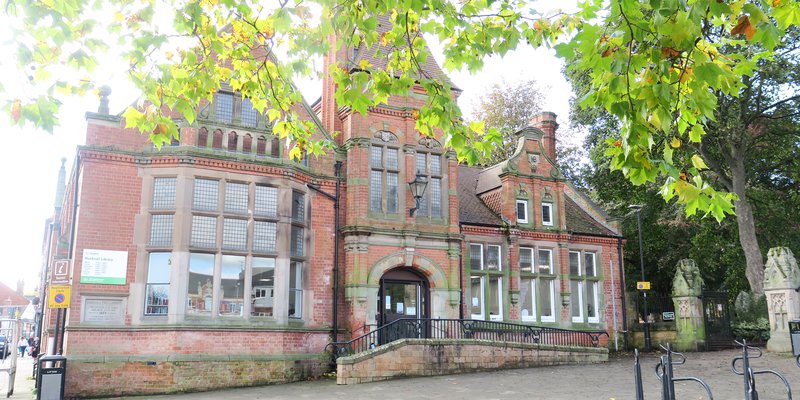 External shot of Hucknall Library