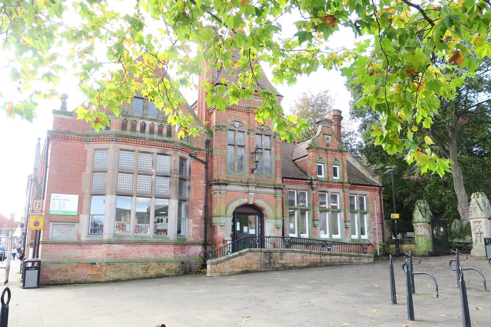 External shot of Hucknall Library