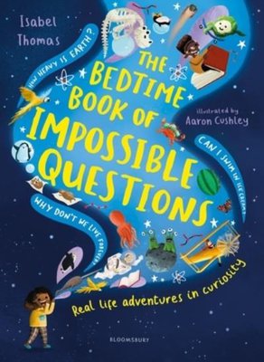 The Book Cover for The Bedtime Book of Impossible Questions by Isabel Thomas