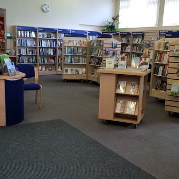 Ladybrook library floor before refurbishment