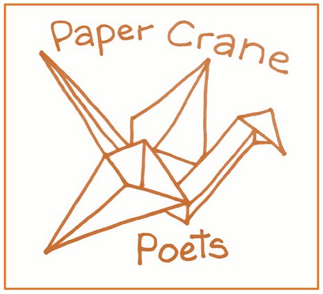 paper plane and text reading paper crane poets