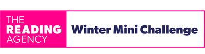 The logo for the Reading Agency and the Winter Mini Challenge