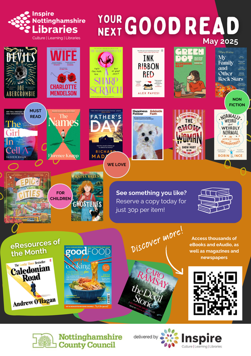 Your Next Good Read poster for May 2025