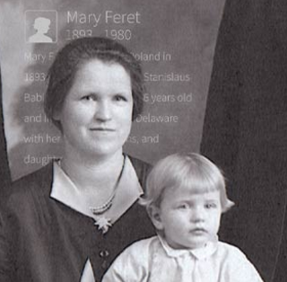 Black and white image of woman sitting with child