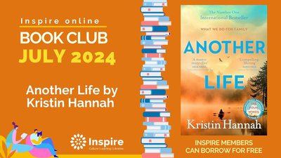 Image showing July's online book choice of Another Life by Kristin Hannah.