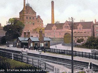 A postcard of old architecture in Kimberley