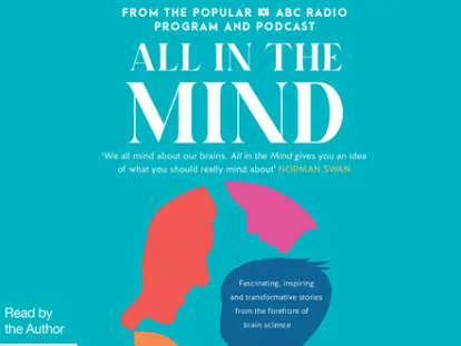 A turquoise book cover titled All in the Mind